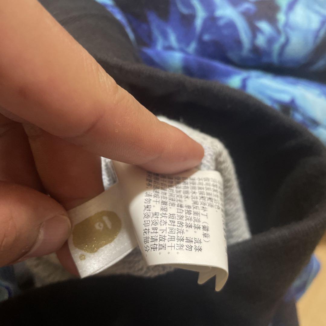藍*流様 希少 A BATHING APE フレイム スウェット ハーフパンツ