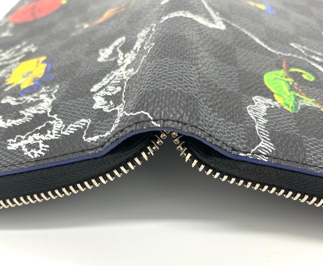【良上品】ルイヴィトン グラフィット ジッピー オーガナイザー長財布 AA658