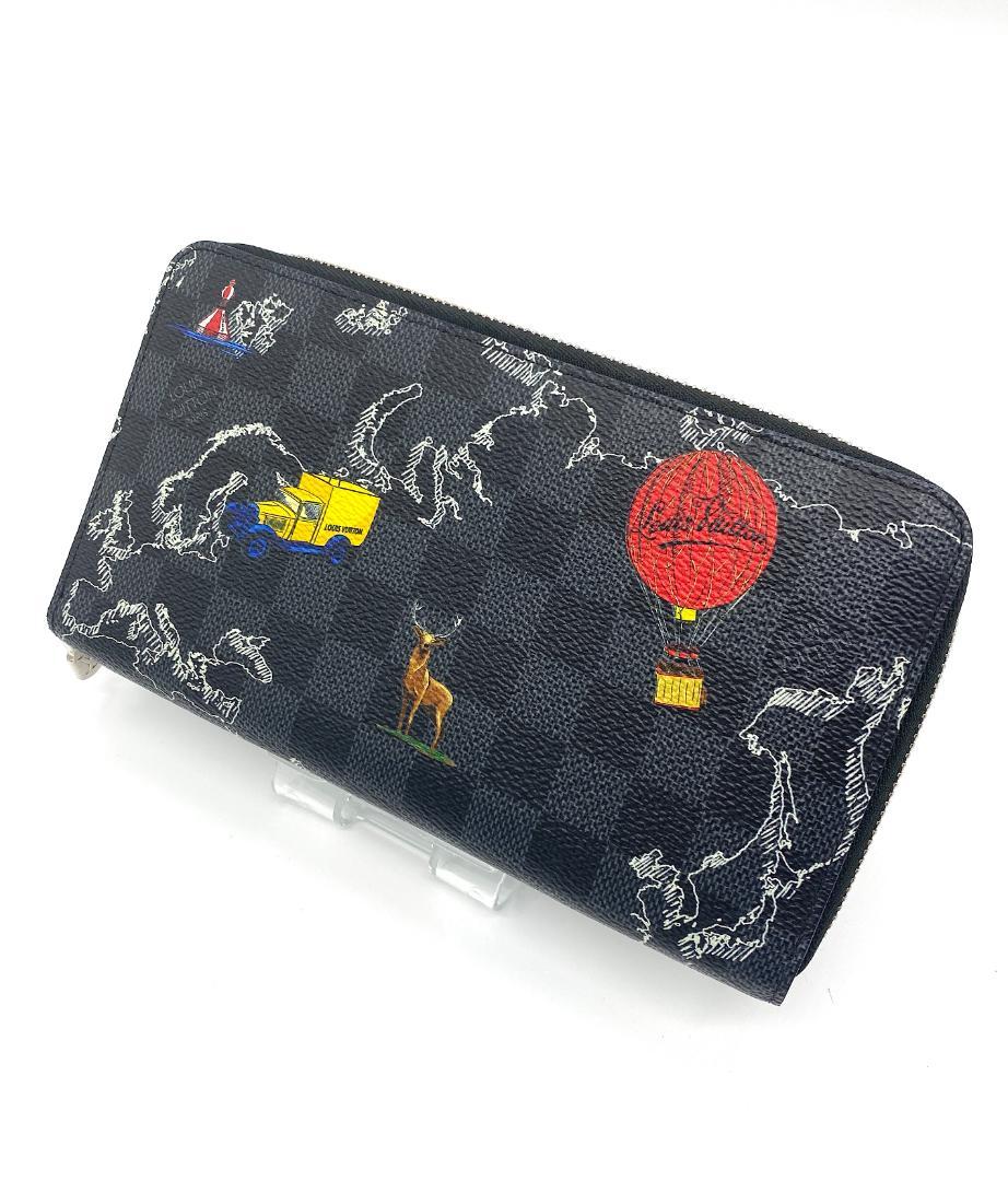 【良上品】ルイヴィトン グラフィット ジッピー オーガナイザー長財布 AA658