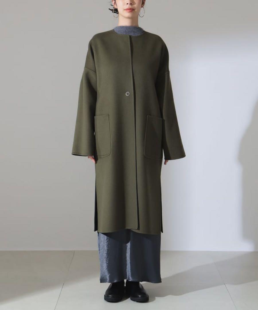 Demi-Luxe BEAMS ウール リバー ロングコート