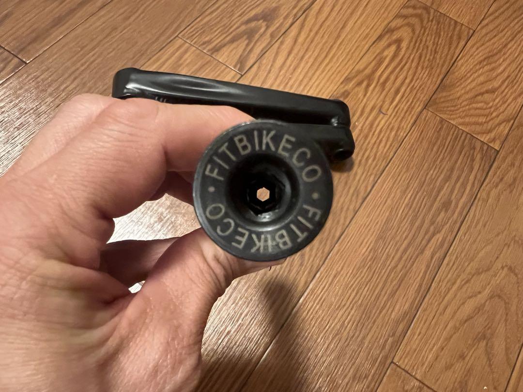 BMXクランク Fitbikeco BLUNT 165mm/24mm black
