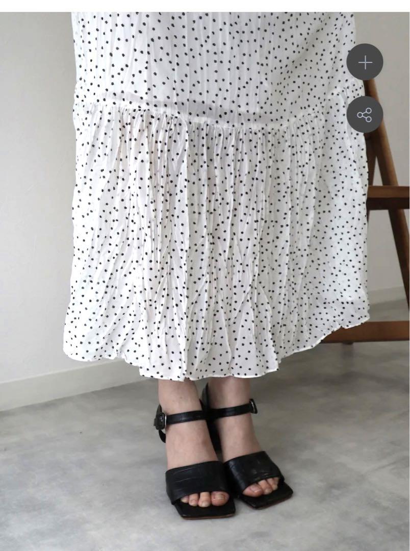 NEAM ドット柄ワンピース 吉田南歩 カスタネ ワンピース