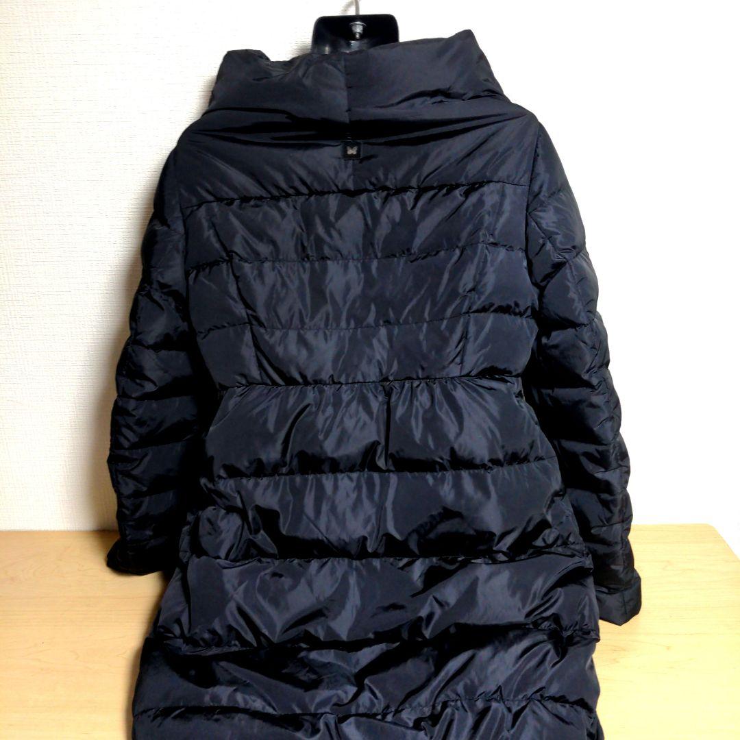 cm7 Max Mara ロング ダウンコート 黒 パーカー レディースM相当