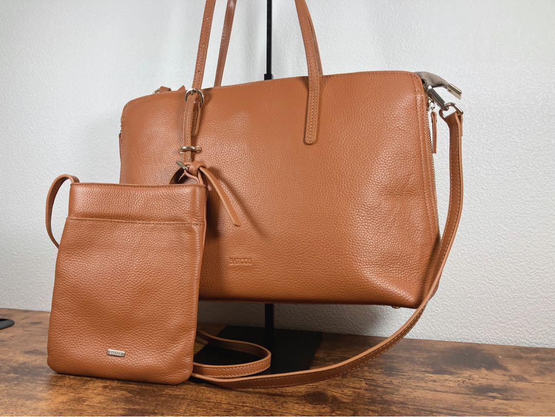 バルコス BARCOS 2way バッグ シンプルミニショルダーセット レザー