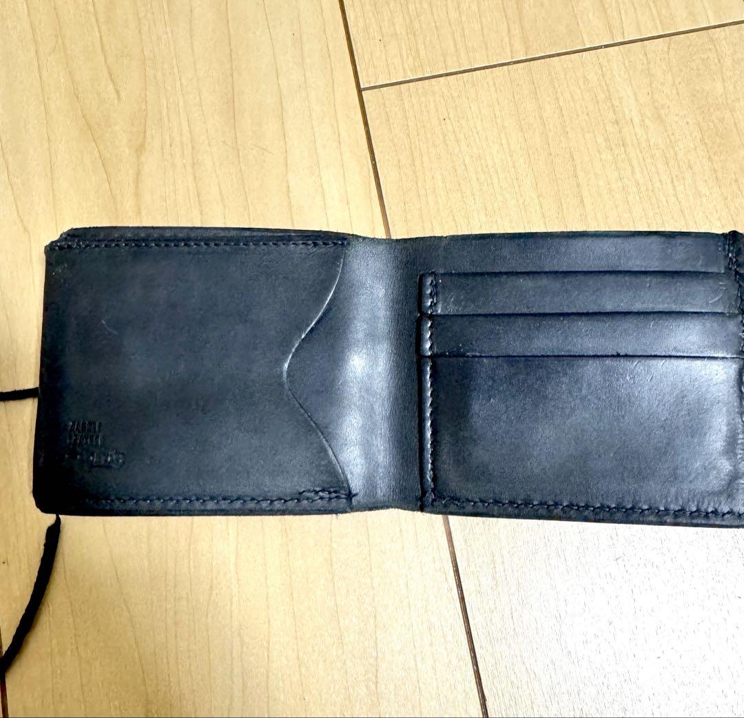 goros サドルレザー 二つ折り財布 黒