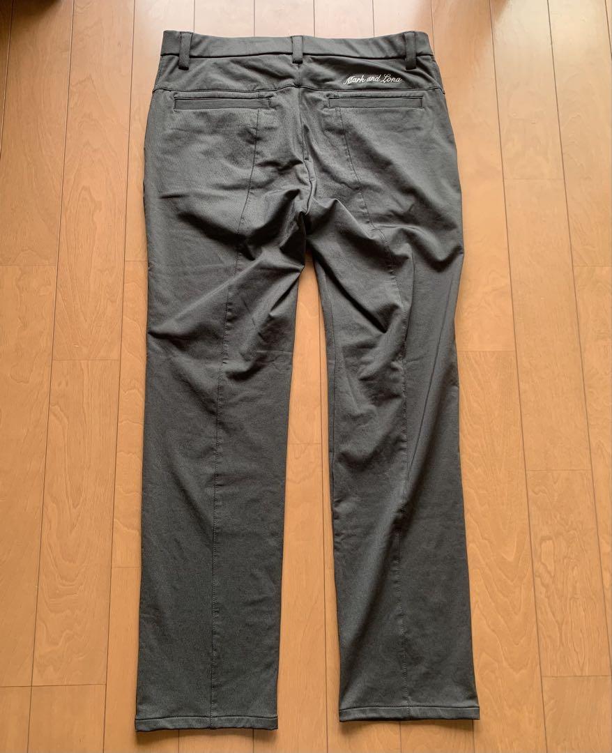 MARK & LONA ゴルフ用ストレッチパンツ グレー