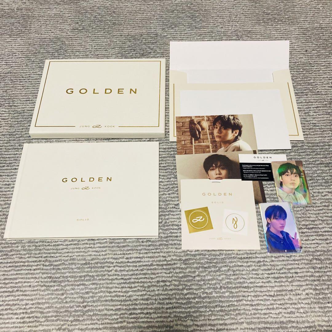 BTS JUNG KOOKジョングクGOLDEN 3形態セット WEVERSE - メルカリ