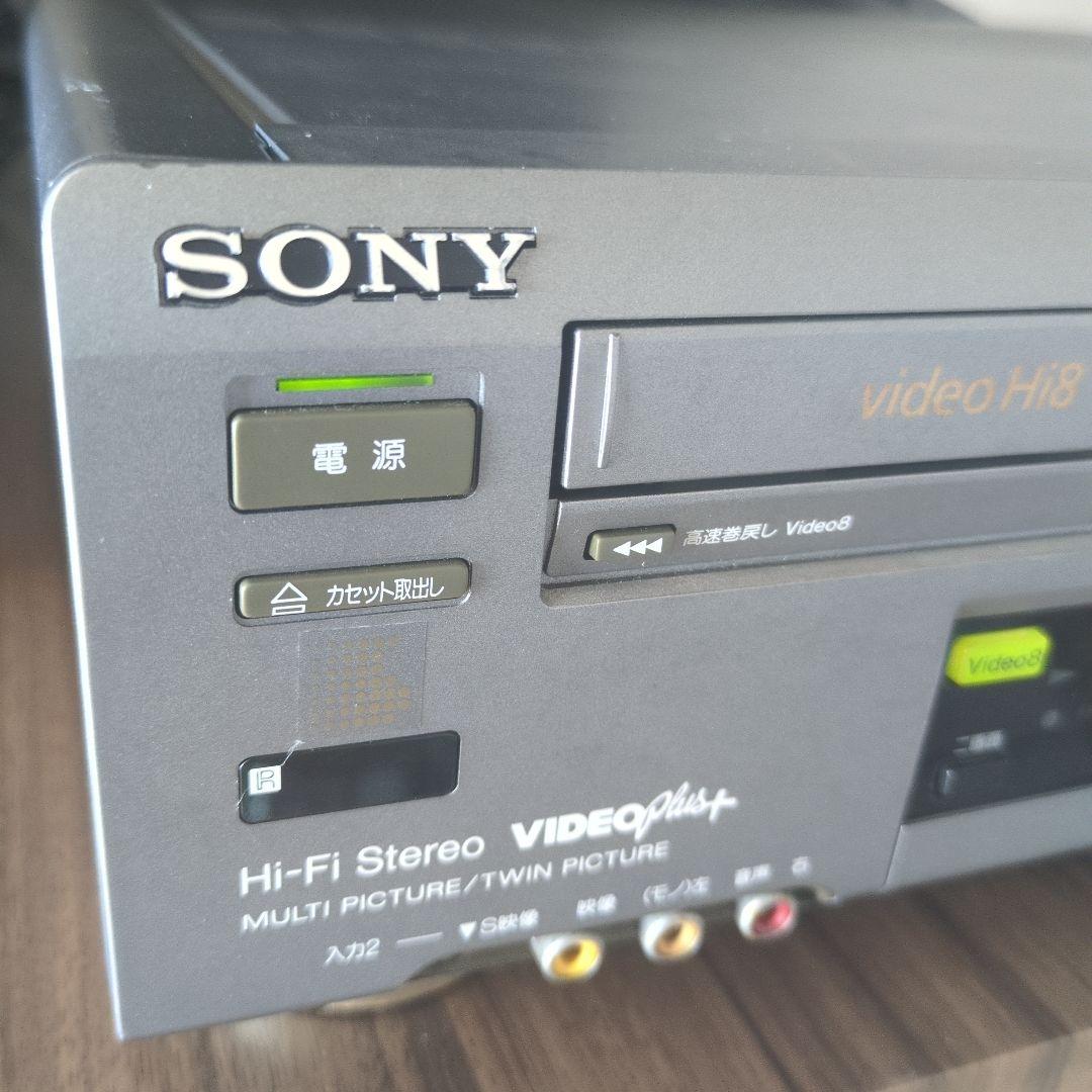 SONY WV-TW2 ビデオデッキ【ジャンク品】 VHS 8mm 一体型 ビデオデッキ SONY WV-TW2 ビデオテープ 8mm