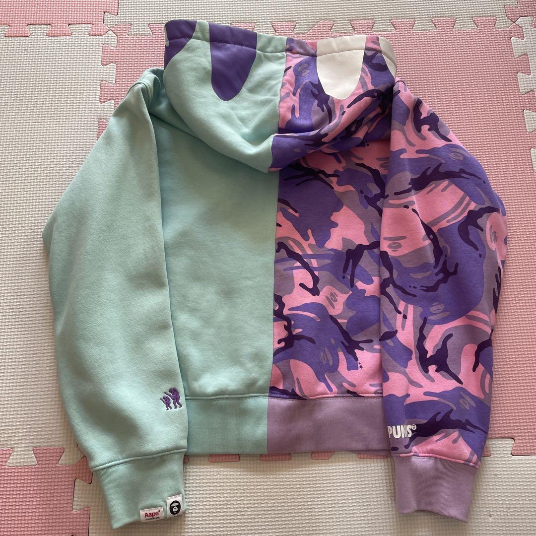 A Bathing Ape カモフラージュパーカー A BATHING APE アベイシングエイプ パーカー CAMO BAPE ジップ