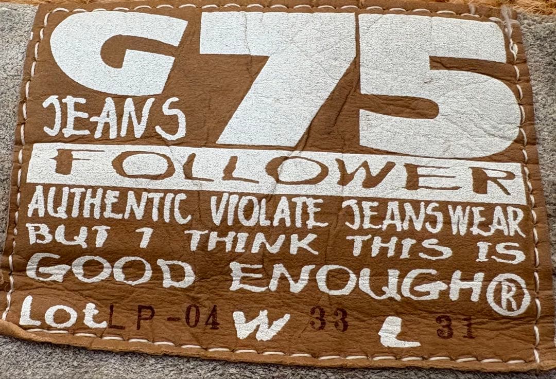 GOODENOUGH 初期　スエードパンツ