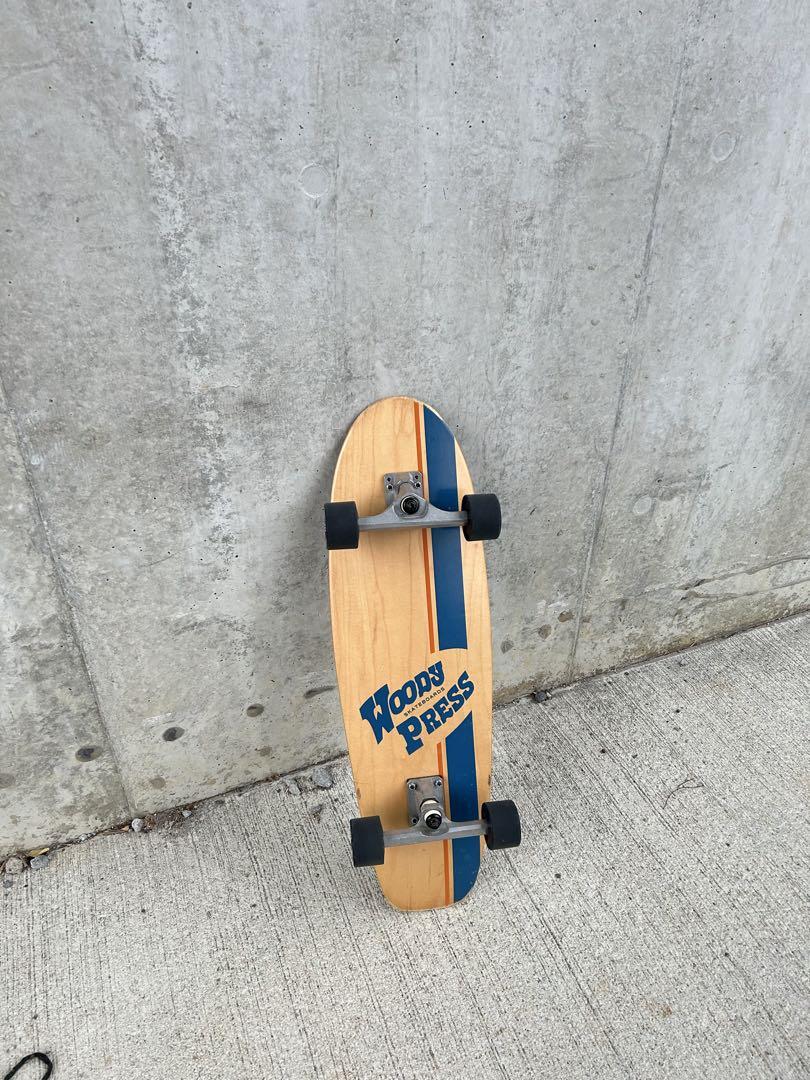 Woody Press 木製スケートボード コンパクト