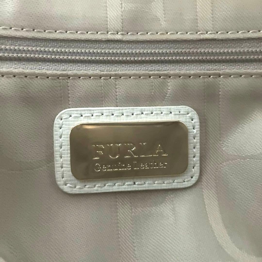 美品　FURLA フルラ バイカラー 2way ハンドバッグ　ショルダーバッグ
