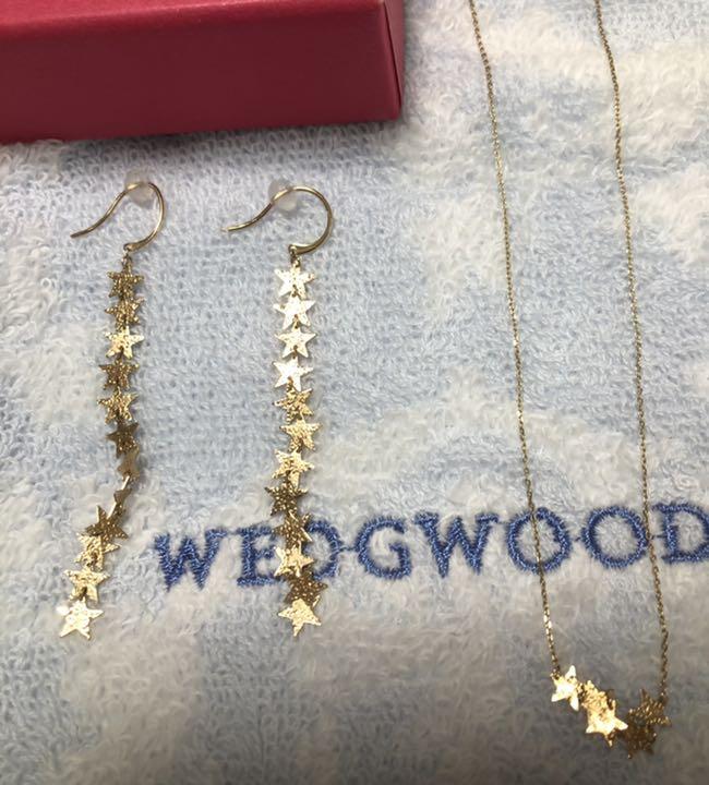 りんたんstarjewelrygirl スタージュエリー ピアスネックレス