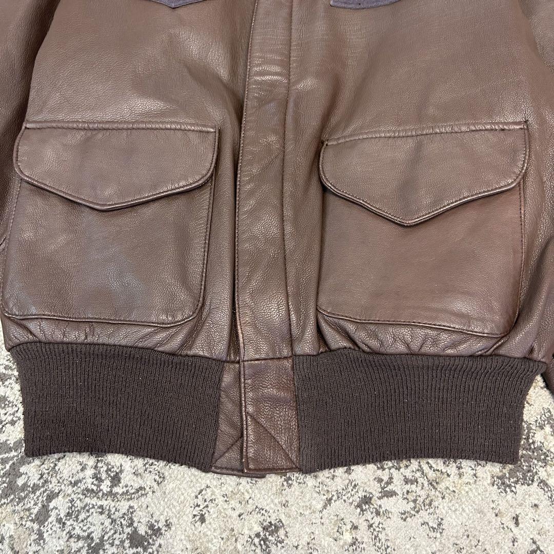 80s COOPER クーパー SADDLERY USA製 A-2 官給品