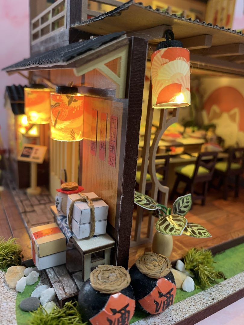 完成品★ミニチュアハウス「吉本寿司店」