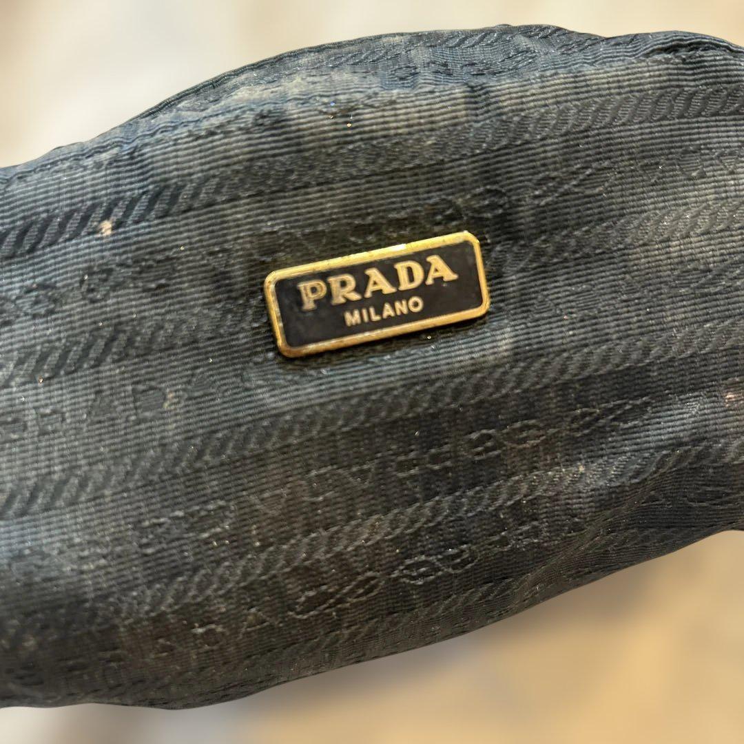 PRADA デニム　ポーチ　プラダ