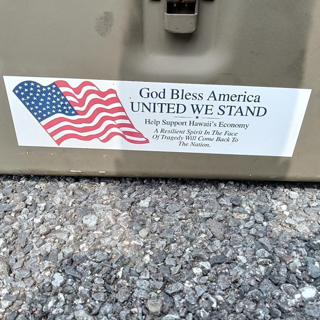 ミリタリー アルミコンテナ 米軍 美品 アウトドア 車載 USA