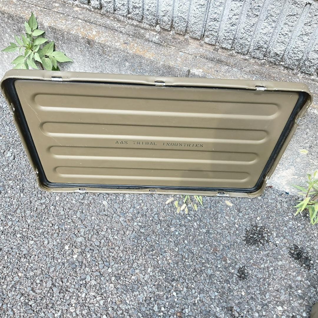 ミリタリー アルミコンテナ 米軍 美品 アウトドア 車載 USA