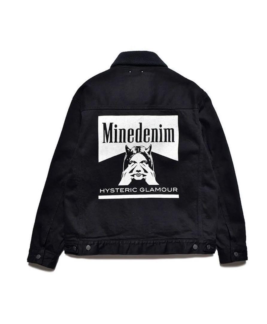 【値下げ可】Minedenim ヒステリックグラマー　ボアジャケット 黒サイズL