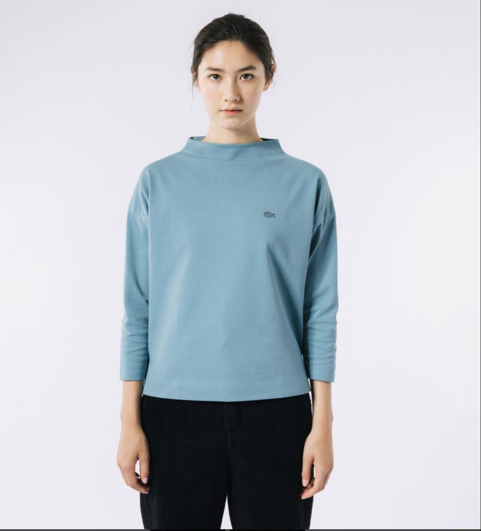 LACOSTE ボトルネックミラノリブプルオーバー