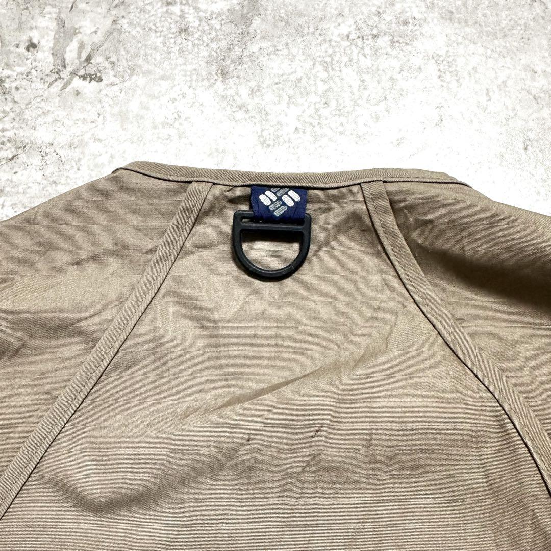 90's Columbia コロンビア フィッシングベスト 釣り 紺タグ
