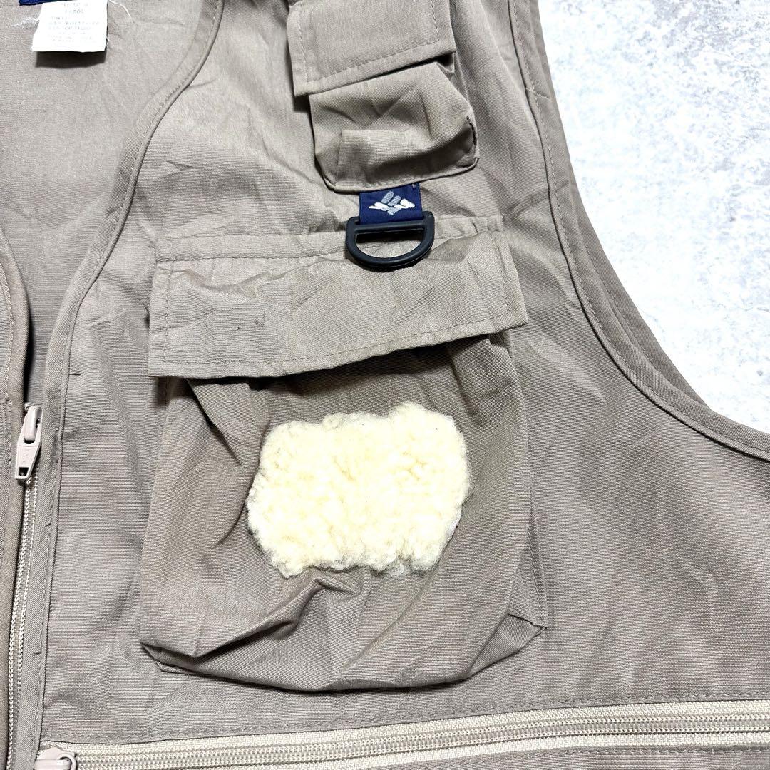 90's Columbia コロンビア フィッシングベスト 釣り 紺タグ