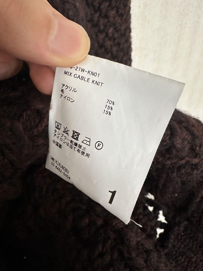 jieda シースルー ウール ニット 画像3