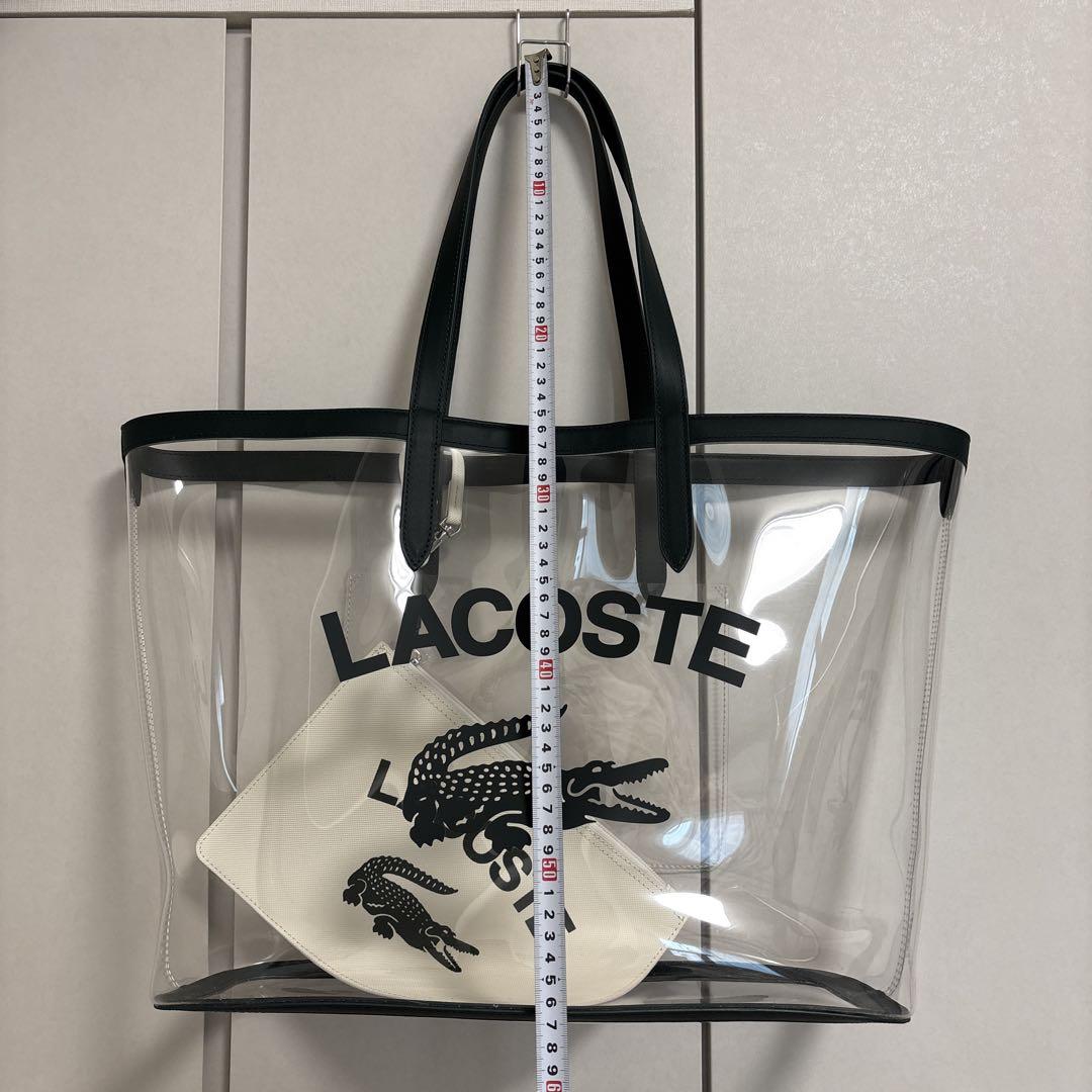 すぐ届く [LACOSTE] アンナシーズナル クリアトートバッグ LACOSTE】 アンナシーズナル クリアトートバッグ (LACOSTE