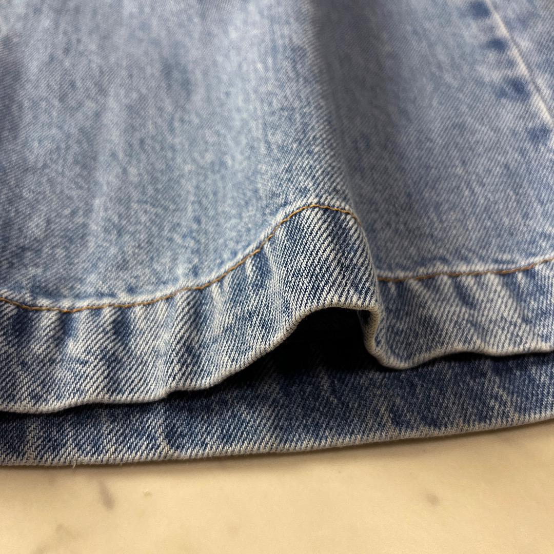 IENA ソフトバギーデニムパンツ 40 ブルー ワイドデニム L イエナ