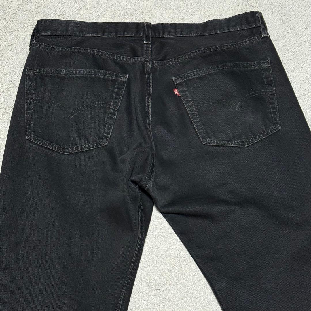 USA製Levi's 501後染めブラックデニムパンツ w38ボタン裏511 USA製Levi's 501後染めブラックデニムパンツ w38ボタン裏511