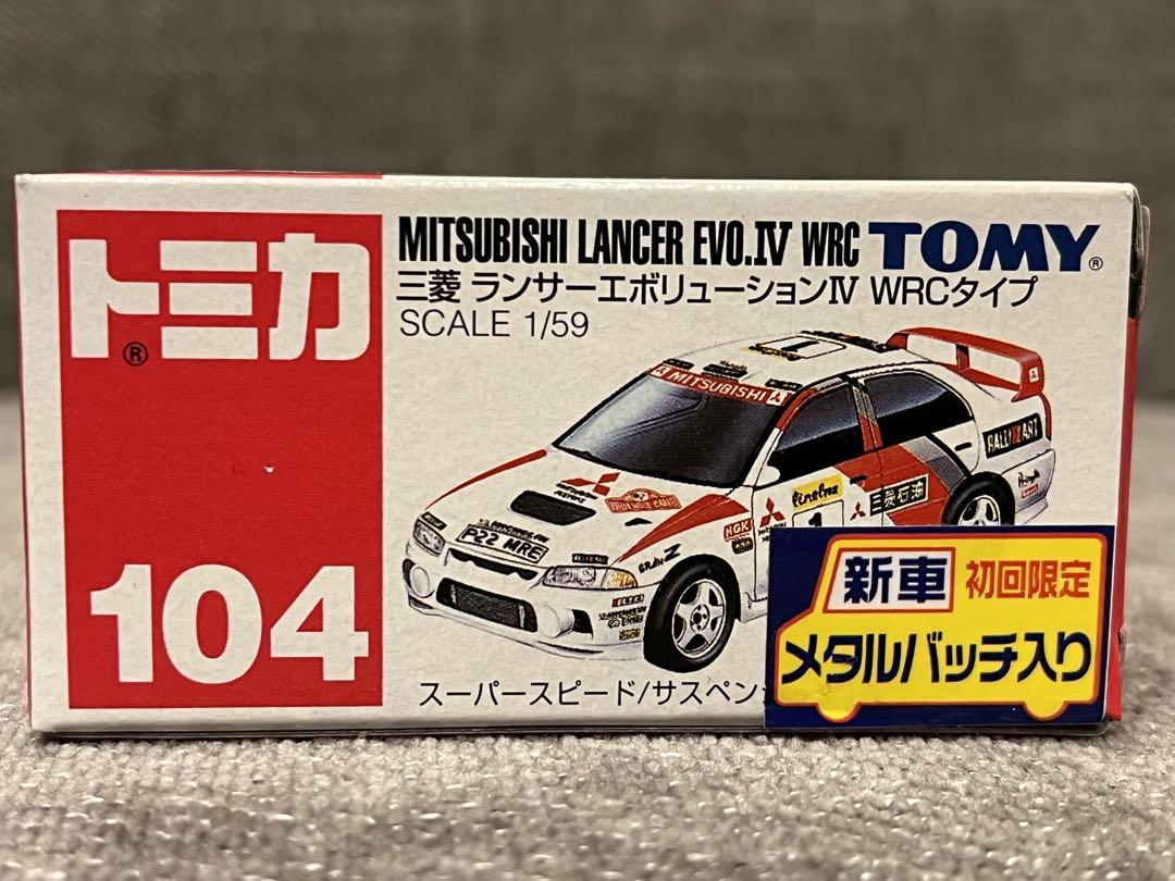 トミカ No.104 三菱ランサーエボリューション4 WRCタイプ【新品