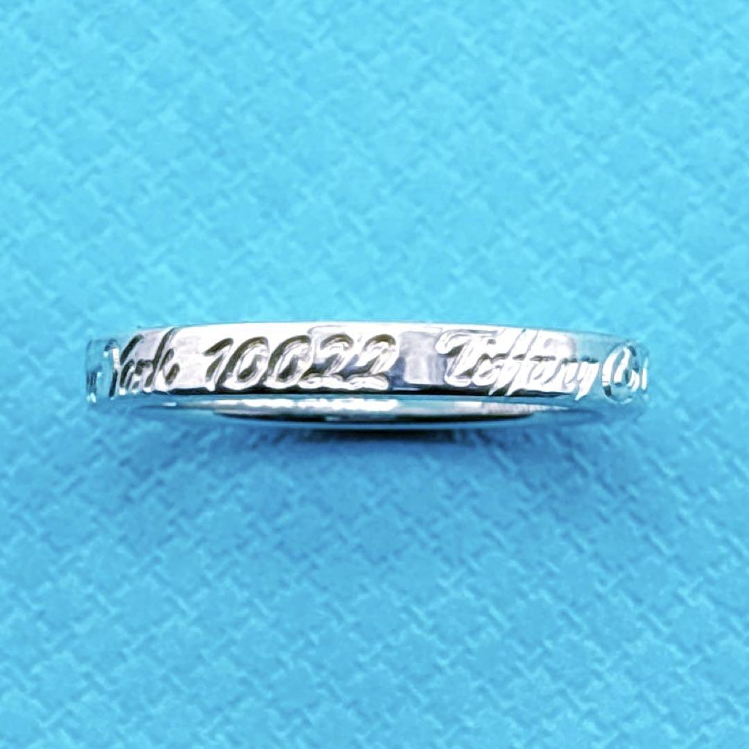 【極美品】14号 Tiffany ティファニー ノーツ ナローリング SV925