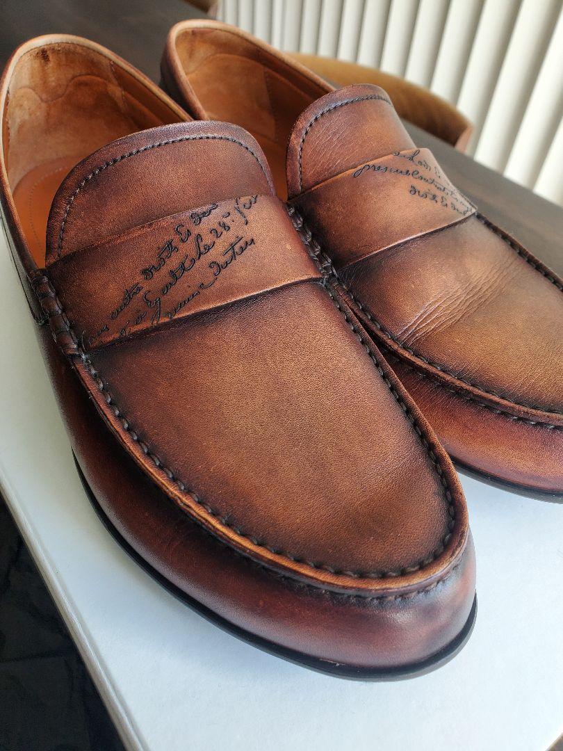 ［希少］BERLUTI ベルルッティ レザー ローファー