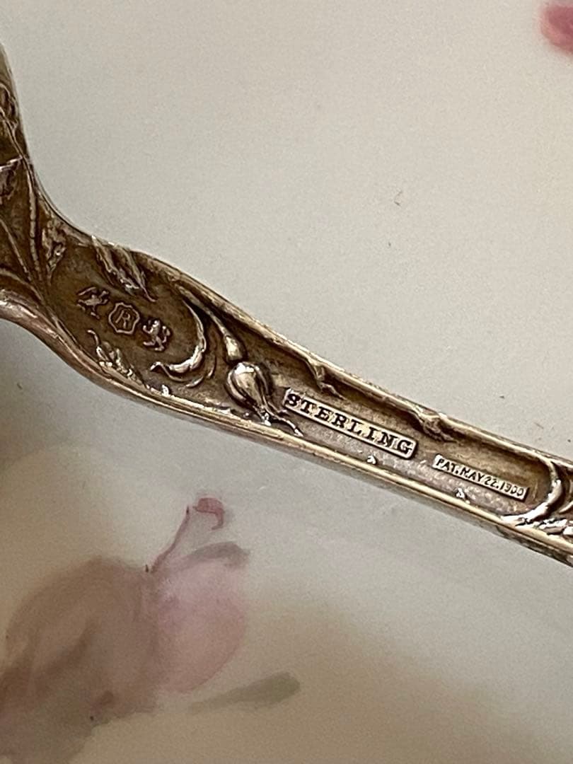 リード＆バートン 純銀 スターリングシルバー スプーン Les Cinqやや傷や汚れあり WWW_OPDRERGINERDOGAN_COM