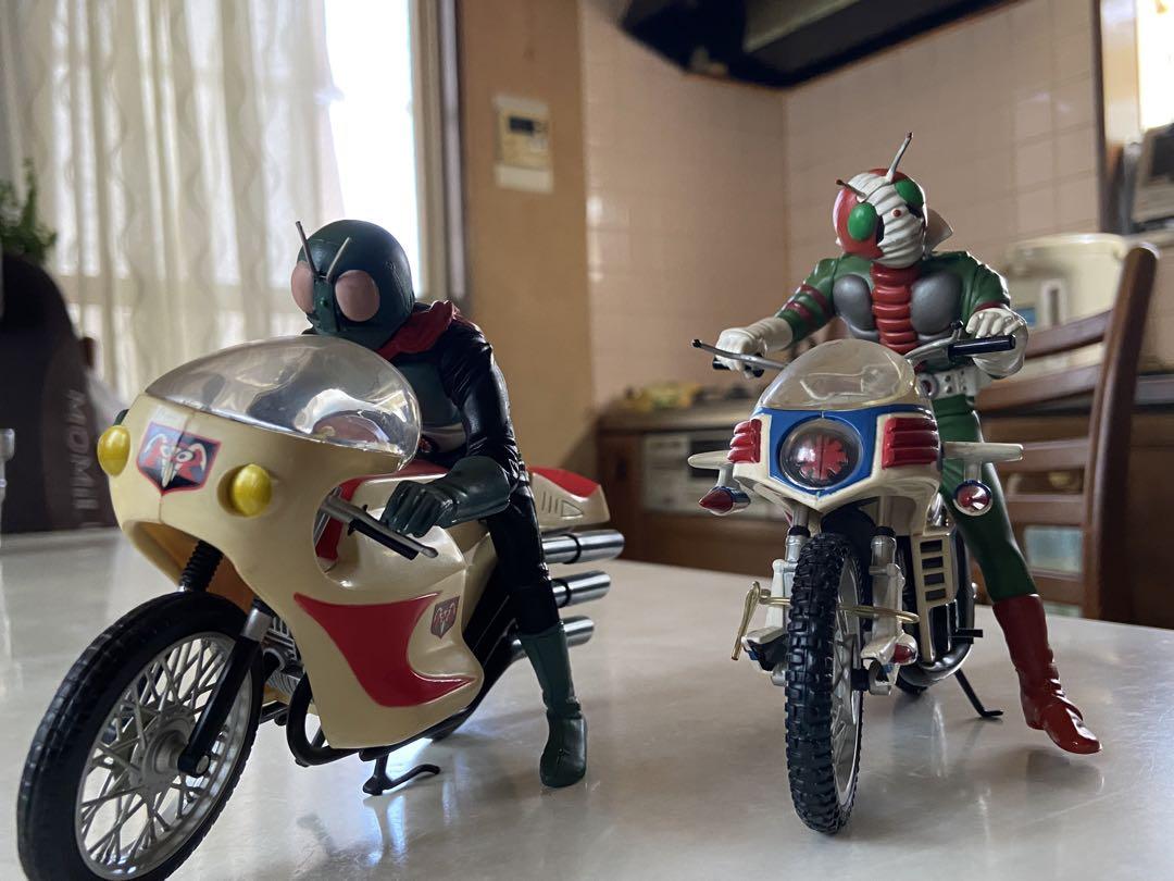 非売品】仮面ライダー フィギュア＆バイク 仮面ライダー1号