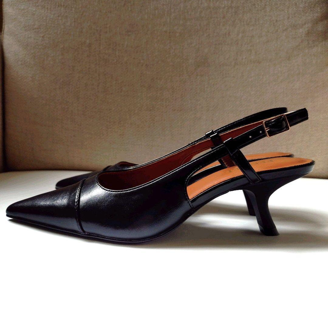 ✨新品✨FENNEL リボン モチーフ バック ストラップ パンプス 2way