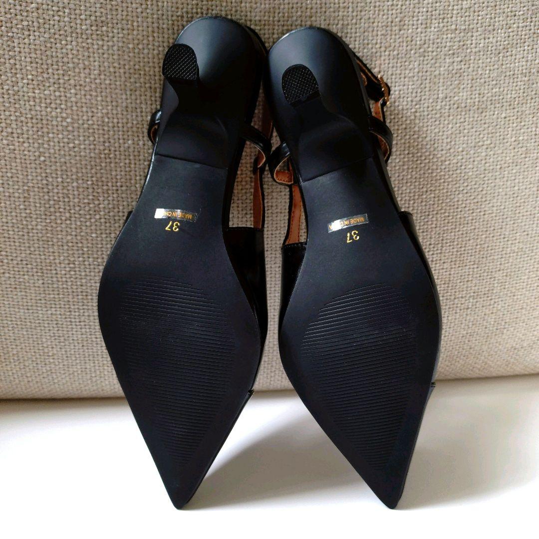 ✨新品✨FENNEL リボン モチーフ バック ストラップ パンプス 2way