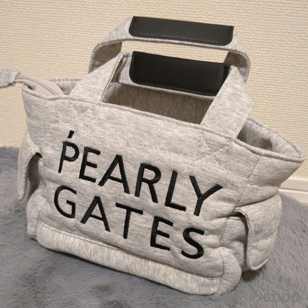 PEARLY GATES　ラウンドバッグ　カートバッグ　グレー