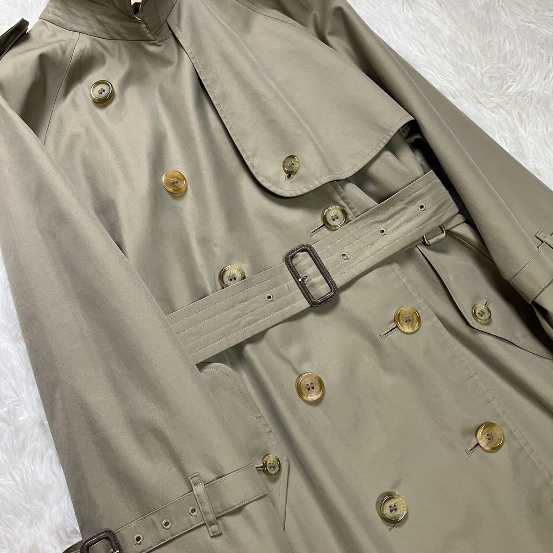【yuan専用】希少一枚袖　丸善別注 マキシ丈トレンチコート バーバリー カーキ