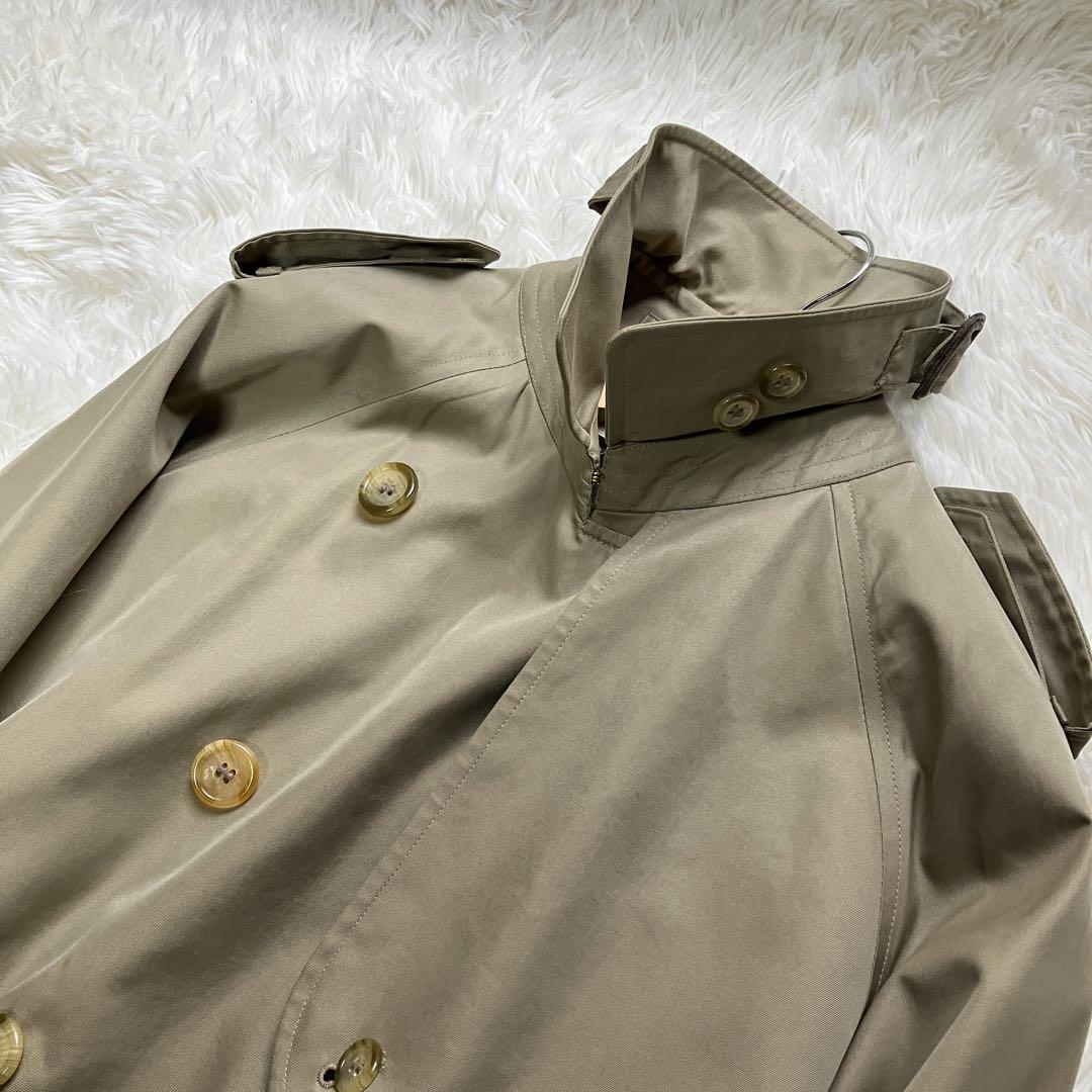【yuan専用】希少一枚袖　丸善別注 マキシ丈トレンチコート バーバリー カーキ