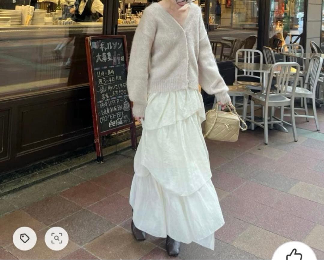 丸林広奈×CASA FLINE ♡ カーディガンセットドレス 丸林広奈×CASA FLINE ♡ カーディガンセットドレス