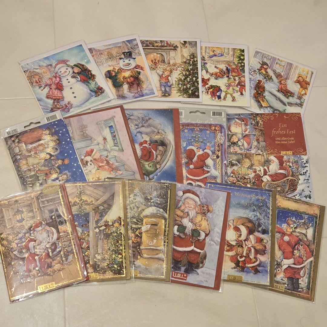 【ドイツ製】ドイツクリスマスカード17種
