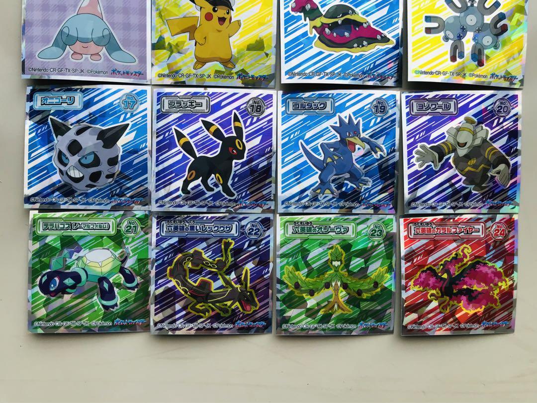 ポケモン ウエハースチョコ 24種類コンプリート シール - メルカリ