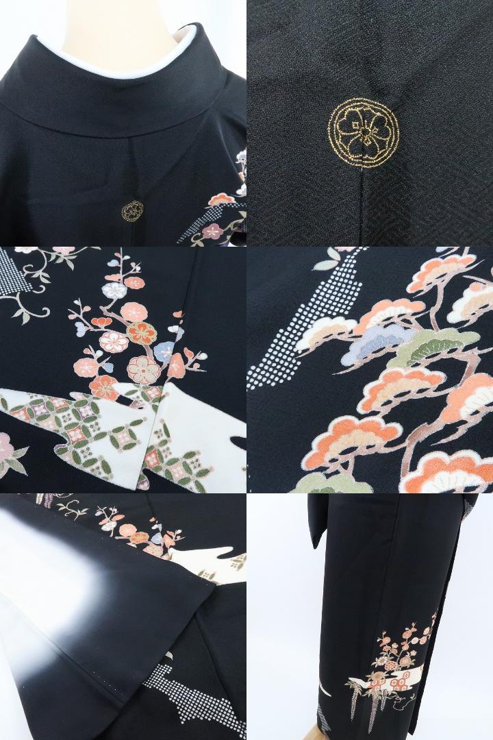 専用◇Y1462◇正絹 袷 縫い一つ紋 手縫い仕立て 訪問着 着物