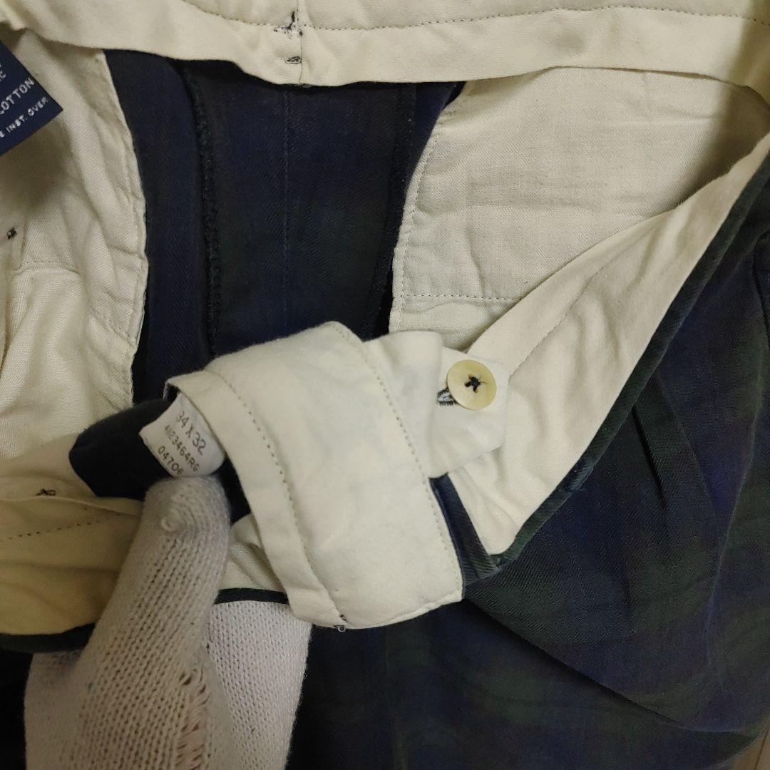 希少　Polo　ブラックウォッチ　パンツ　アメリカ　ビンテージ