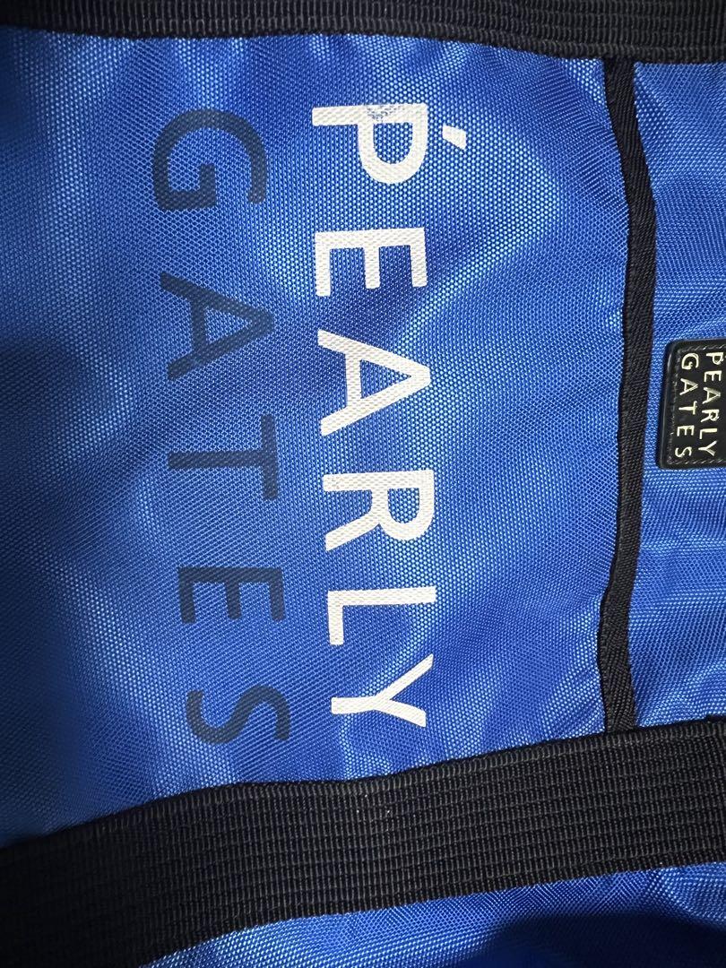 美品PEARLY GATES ゴルフバッグ 大容量 青