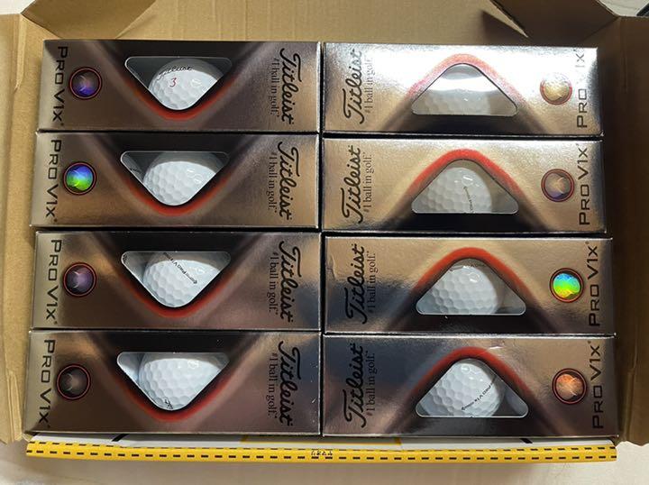 国産定番 日本仕様正規品ゴルフボール タイトリスト新品 prov1x 8スリーブ 24球 SpdtW-m33689224182 NEW限定品