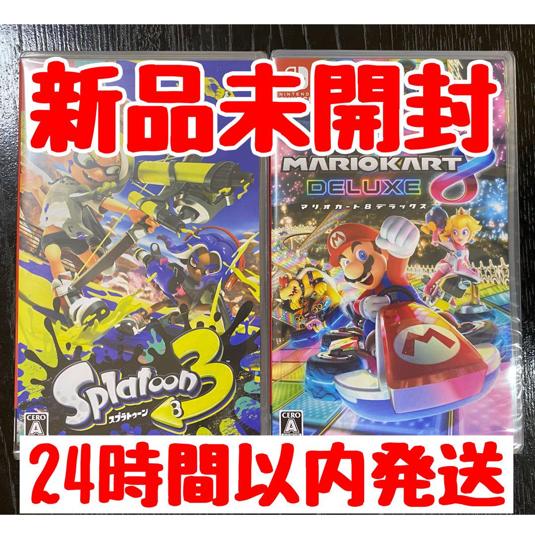 大人気新品 Switchソフト スプラトゥーン3 マリオカート8