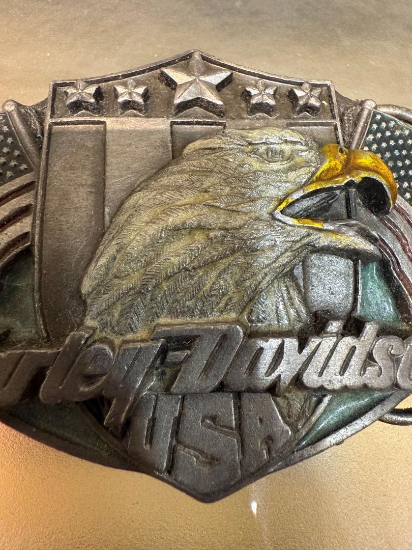 HARLEY-DAVIDSON ハーレーダビットソン ベルト バックル 中古品