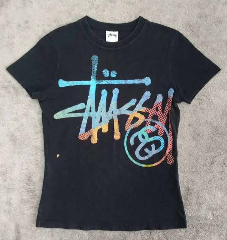 90s　USA製　STUSSY　Tシャツ　ステューシー　ダブルエス　白タグ